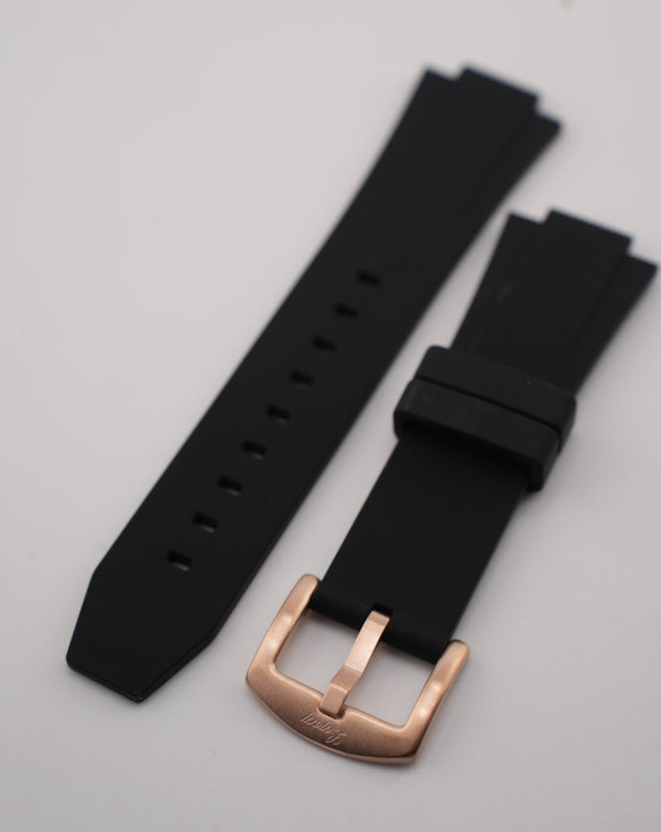 Black Rubber - Rose Gold